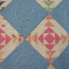 Antique quilt close-up